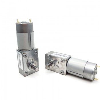 2 Stück DC-Schneckengetriebemotor, 12V / 24V, Permanentmagnet, 10 kg·cm, 40 × 58 mm