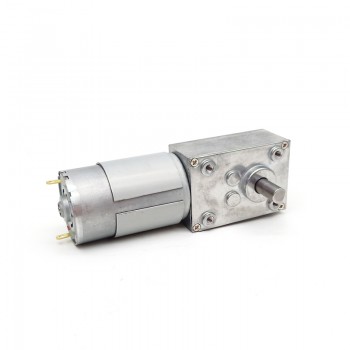 2 Stück DC-Schneckengetriebemotor, 12V / 24V, Permanentmagnet, 10 kg·cm, 40 × 58 mm