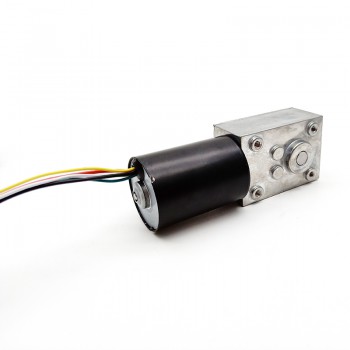 2 Stück Permanentmagnet-DC-Schneckengetriebemotor, 12V / 24V, 10 kg·cm, 37 × 37 mm