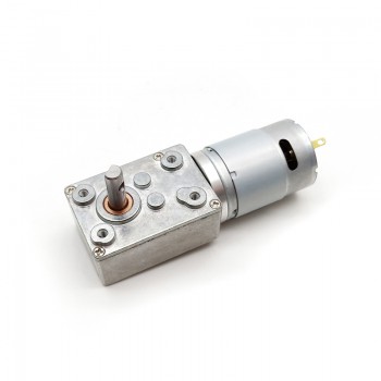2 Stück DC-Schneckengetriebemotor, 6V / 12V, Permanentmagnet, 8 kg·cm, 32 × 46 mm