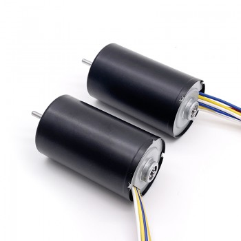 2 Stück Brushless BLDC-Motor 12V / 24V, 150 g·cm, 28 × 47 mm, 3 mm Welle
