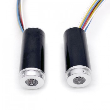 2 Stück runder BLDC-Motor, bürstenlos & kernlos, 12V / 24V, 32,6 g·cm, Ø16 × 36 mm, 2 mm Welle