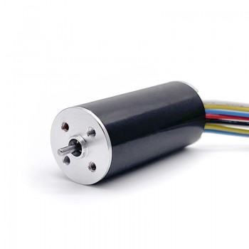 2 Stück runder BLDC-Motor, bürstenlos & kernlos, 12V / 24V, 32,6 g·cm, Ø16 × 36 mm, 2 mm Welle