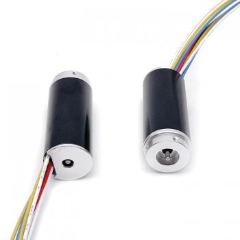 2 Stück runder BLDC-Motor, bürstenlos & kernlos, 12V / 24V, 32,6 g·cm, Ø16 × 36 mm, 2 mm Welle