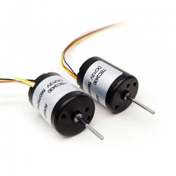 2 Stück Bürstenloser DC-Motor 12V / 24V, 50 g·cm, 5000–8000 U/min, 22 × 30 m