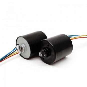 2 Stück Kompakter Bürstenlose DC-Motor 12V / 24V, 550 g·cm, 6000 U/min, 36 × 40 mm