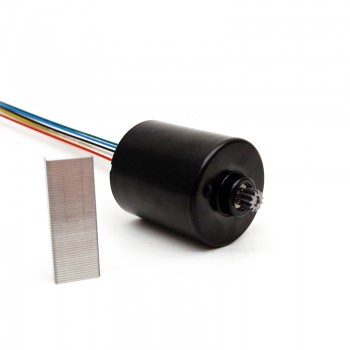 2 Stück Kompakter Bürstenlose DC-Motor 12V / 24V, 550 g·cm, 6000 U/min, 36 × 40 mm
