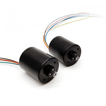 2 Stück Kompakter Bürstenlose DC-Motor 12V / 24V, 550 g·cm, 6000 U/min, 36 × 40 mm