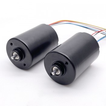 2 Stück Bürstenloser Gleichstrommotor BLDC-Motor 12V / 24V, 1000–1800 g·cm, Ø36 mm