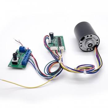 2 Stück Brushless DC-Motor mit integriertem Treiber 12V / 24V, 500 g·cm, 5000 U/min
