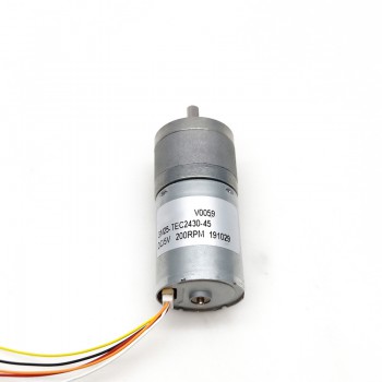 2 Stück BLDC-Getriebemotor 12V / 24V, mit Stirnradgetriebe, 0,2–5 kg·cm, Bürstenlose DC-Motor