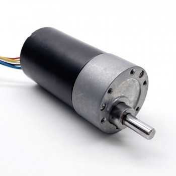 2 Stück Bürstenlose DC-Motor 12V / 24V, mit Stirnradgetriebe, 4–850 U/min, 0,7–10 kg·cm,Gleichstrommotor