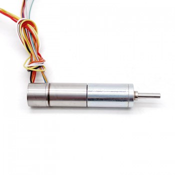 2 Stück 6V 12V kernloser bürstenloser Gleichstrommotor, bürstenloser Getriebemotor, Planetengetriebe, 12 mm
