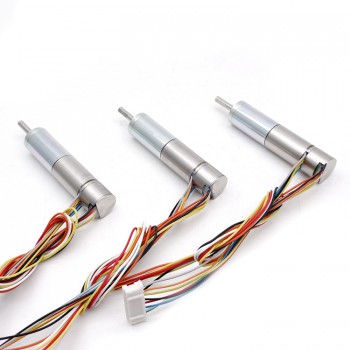 2 Stück 6V 12V kernloser bürstenloser Gleichstrommotor, bürstenloser Getriebemotor, Planetengetriebe, 12 mm