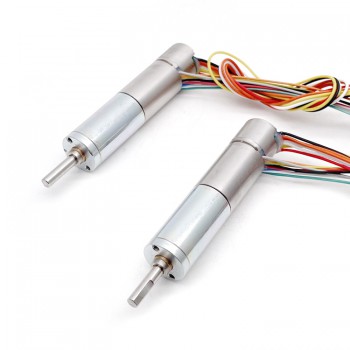 2 Stück 6V 12V kernloser bürstenloser Gleichstrommotor, bürstenloser Getriebemotor, Planetengetriebe, 12 mm