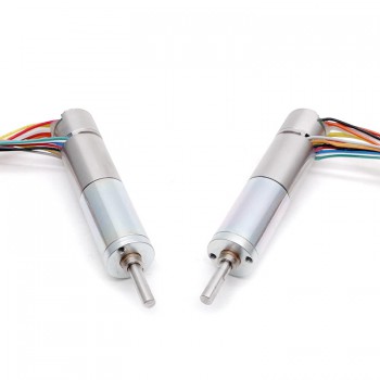 2 Stück 6V 12V kernloser bürstenloser Gleichstrommotor, bürstenloser Getriebemotor, Planetengetriebe, 12 mm