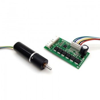 2 Stück 12V 24V kernloser bürstenloser Gleichstrommotor, Planetengetriebe, 3 kg/cm, 9–2700 U/min