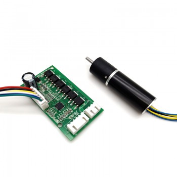 2 Stück 12V 24V kernloser bürstenloser Gleichstrommotor, Planetengetriebe, 3 kg/cm, 9–2700 U/min