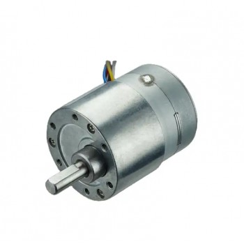 2 Stück 12V Schrittmotor mit Stirnradgetriebe, Permanentmagnet, 7,5°, 200 mA, 130 g·cm, 4 Phasen