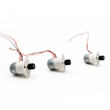 2 Stück 5V Mikro-Schrittmotor mit Getriebe, 18°, 2 Phasen, 500 mA, 700 g·cm, kompakter DC-Getriebemotor