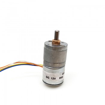 2 Stück 12V Schrittmotor mit Getriebe, 2 Phasen, 7,5°, 100–120 mA, Übersetzungsverhältnis 1:75, Permanentmagnet