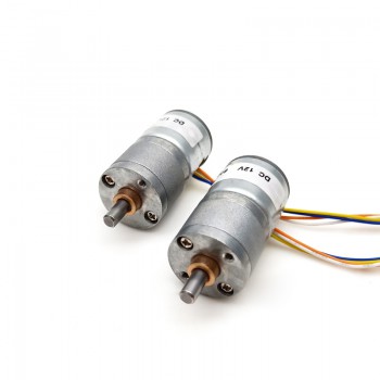 2 Stück 12V Schrittmotor mit Getriebe, 2 Phasen, 7,5°, 100–120 mA, Übersetzungsverhältnis 1:75, Permanentmagnet