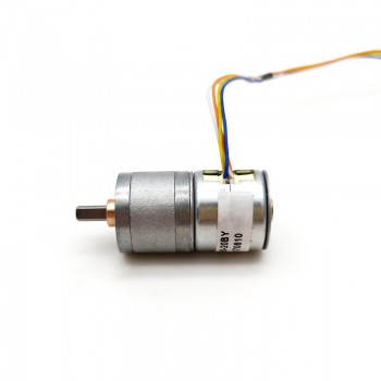 2 Stück 12V Schrittmotor mit Getriebe, 2 Phasen, 7,5°, 100–120 mA, Übersetzungsverhältnis 1:75, Permanentmagnet