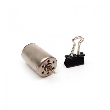 2 Stück Gebürsteter DC-Motor, 12V, Permanentmagnet (PMDC), Ø16 × 25 mm