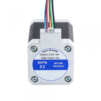 NEMA 17 Schrittmotor 5-Phasen, 0,5 Nm, 0,72°, 1,8A, 42 × 42 × 60 mm, 5-adrig