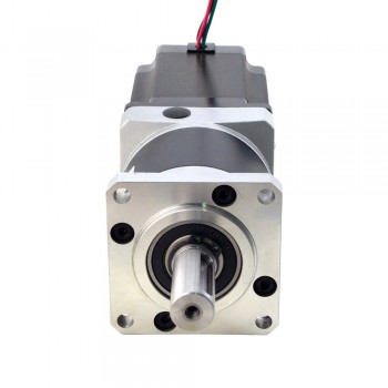 NEMA 23 Schrittmotor mit Planetengetriebe 10:1 / 20:1 / 50:1, 2,9A, 57 × 57 mm, Welle Ø14 mm mit Passfedernut