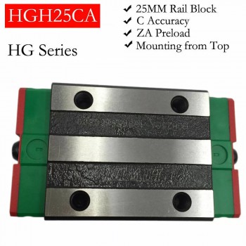 HIWIN Linearführungsschlitten HGH15CA / HGH20CA / HGH25CA / HGH35CA Führungswagen für CNC