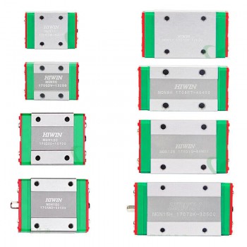 HIWIN Mini-Schlitten MGN7 / MGN9 / MGN12 / MGW15 Linearschlitten für MGN/MGW Führungsschienen