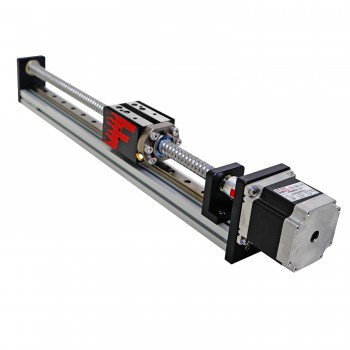 FSL40 Linearführung Linearführungsschiene 50-1000mm mit Nema 23-Schrittmotor Linearschiene