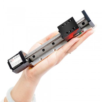 FSL30 Miniatur-Linearführung Linearschiene mit Schlitten 50-300mm mit Nema 14 Schrittmotor