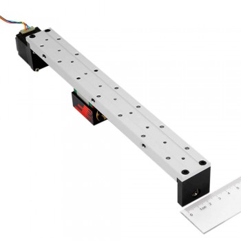 FSL30 Miniatur-Linearführung Linearschiene mit Schlitten 50-300mm mit Nema 14 Schrittmotor