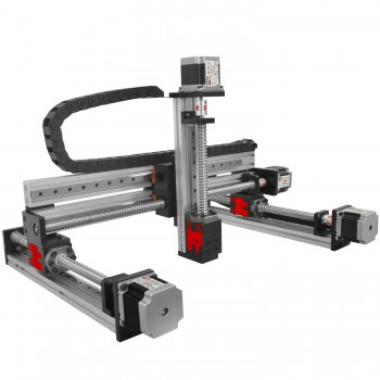 XYZ Linearführung Gantry Linearachse Verfahrweg X=100mm, Y=100mm, Z=50mm CNC Achssystem