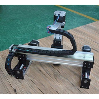 XYZ Linearführung Gantry Linearachse Verfahrweg X=100mm, Y=100mm, Z=50mm CNC Achssystem