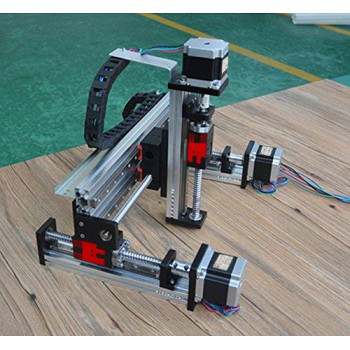 XYZ Linearführung Gantry Linearachse Verfahrweg X=100mm, Y=100mm, Z=50mm CNC Achssystem