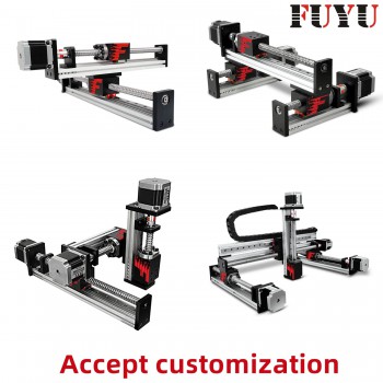 FSL40 CNC Linearführung Lineartisch mit Kugelgewindetrieb Führungseinheit mit NEMA 23 Schrittmotor
