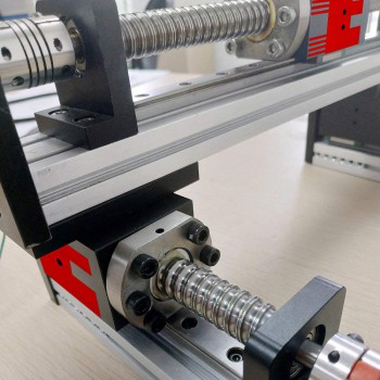 FSL40 XY Linearführung Linear-Schiebetisch CNC Lineareinheit mit Verfahreinheit in X und Y-Richtung