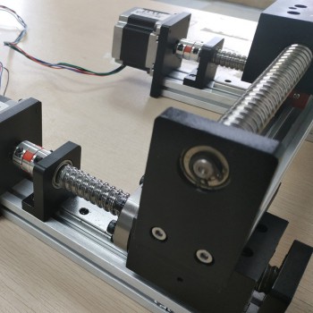 FSL40 XY Linearführung Linear-Schiebetisch CNC Lineareinheit mit Verfahreinheit in X und Y-Richtung