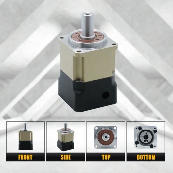PGH60-Serie Planetengetriebe mit Schrägverzahnung 12:1 bis 100:1 für NEMA 23/24 Schrittmotor, 16mm Welle