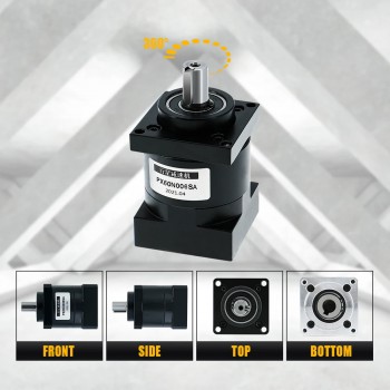 PX60 Planetengetriebe Untersetzung 4 / 6 / 10 / 16 / 24 / 36 / 64 / 96 / 144 / 216:1 für NEMA 24 Schrittmotor
