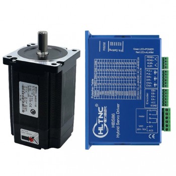 HLTNC Nema 34 Closed Loop Schrittmotor 1,8° 12 Nm + Treiber-Kit ohne Bremse