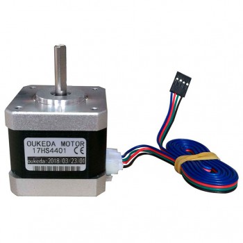 OUKEDA 17HS4401 NEMA 17 Schrittmotor, 1,8°, 45 Ncm, 2-Phasen für 3D-Drucker & Robotik, 42 × 42 mm