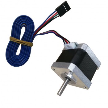 OUKEDA 17HS4401 NEMA 17 Schrittmotor, 1,8°, 45 Ncm, 2-Phasen für 3D-Drucker & Robotik, 42 × 42 mm