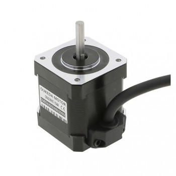 OUKEDA NEMA 17 Schrittmotor, 1,2°, 32 Ncm, 3-Phasen, 1,5A, 5,4V DC, D-Cut, 42 × 42 mm