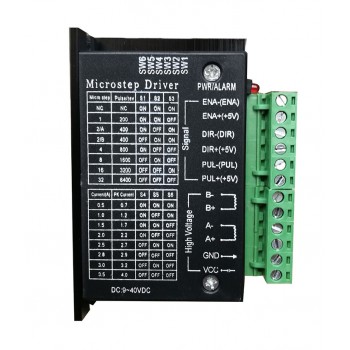 Oukeda TB6600 Motortreiber-Controller, 2-Phasen, 9–40VDC, 4A, für NEMA 17, 23, 24 Schrittmotoren