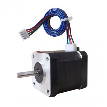 OUKEDA NEMA 17 Schrittmotor, 1,8°, 59 Ncm, 2A, D-Schnitt für 3D-Drucker