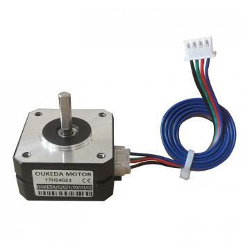 OUKEDA NEMA 17 Schrittmotor, 1,8°, 14 Ncm, 1A geeignet für 3D-Drucker & Titan Extruder